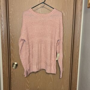 NWT - St. John's Bay - Blush Crew Neck Sweater - Size Extra Large